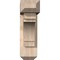 Ekena Millwork Merced Craftsman Smooth Bracket w/ Offset Brace, Douglas Fir, 5 1/2"W x 18"D x 18"H BKT0604X18X18MRC04SDF - alternate 4